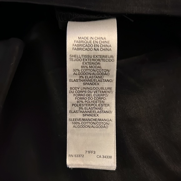 French Connection Black Holiday Dress. Size US 0. - Picture 6 of 6